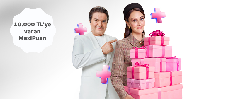 Yılbaşı Alışverişlerinize 10.000 TL'ye varan MaxiPuan!