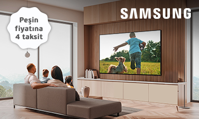 Samsung TV’lerde Peşin Fiyatına 4 Taksit Fırsatı!