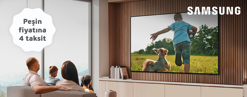 Samsung TV’lerde Peşin Fiyatına 4 Taksit Fırsatı!