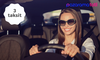 Pazarama Tatil'den yapacağınız araç kiralamalarınızda 3 taksit fırsatı!
