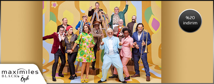 Pink Martini Konser Biletleri Maximiles Black'e Özel %20 İndirimli