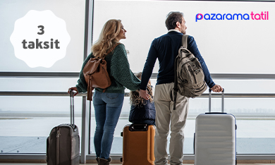 Pazarama Tatil'den yurt içi uçak bileti alımlarınızda 3 taksit fırsatı!