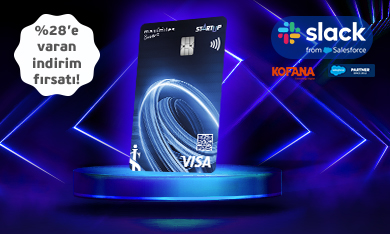 Maximiles Business Startup Kart ile Slack Ödemelerinize %28 İndirim Ayrıcalığı!