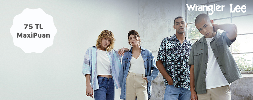 Maximum'dan Lee ve Wrangler mağazalarında 75 TL MaxiPuan Kampanyası!
