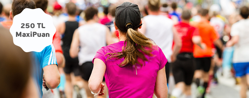 İstanbul Maratonu Kayıtlarınızda %20 MaxiPuan!