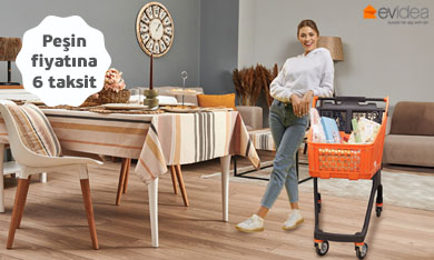 Maximiles'dan Evidea’da Peşin Fiyatına 6 Taksit Fırsatı!