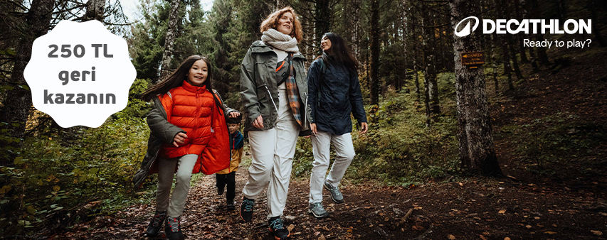 Maximiles'ınızla Decathlon'da 250 TL Geri Kazanın!