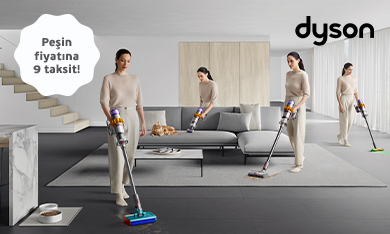 Dyson'da Peşin Fiyatına 9 Taksit!