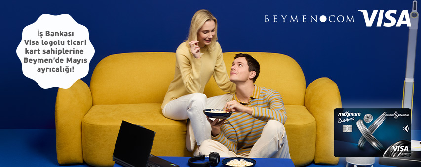 İş Bankası Visa Ticari Kredi Kartı sahiplerine Beymen.com'da Mayıs ayrıcalığı