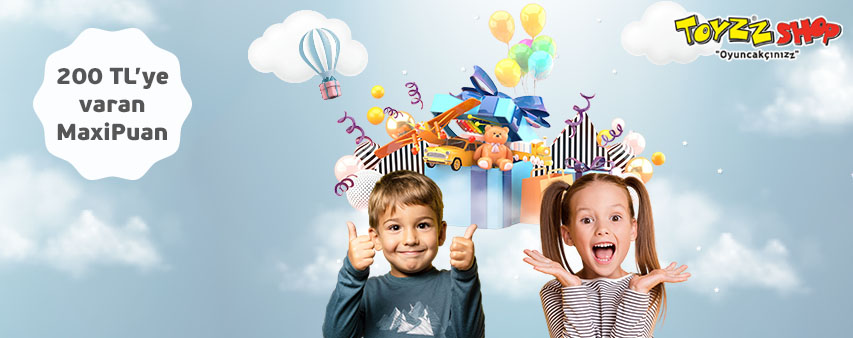 Toyzz Shop'ta 200 TL MaxiPuan!