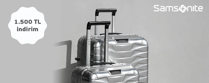 Maximiles'ınızdan Samsonite'ta 1.500 TL İndirim Fırsatı!