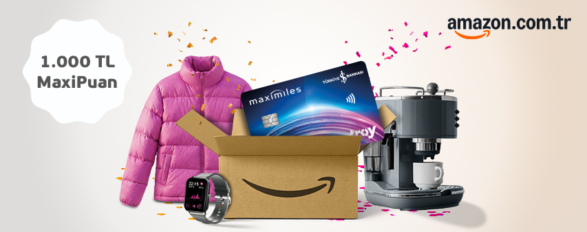 Amazon.com.tr'de 1.000 TL'ye Varan MaxiPuan Fırsatı!