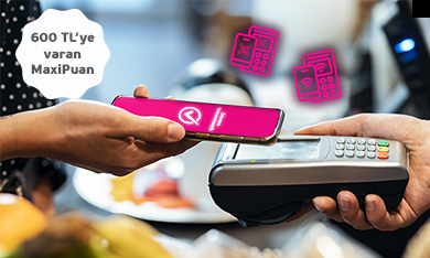 Dijital Ödeme Yönetimleri ile Ödemelerinize Toplam 600 TL MaxiPuan!