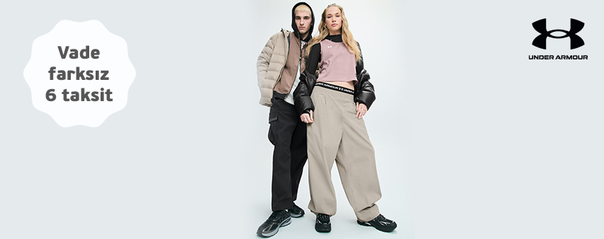 Under Armour'da Vade Farksız 6 Taksit Fırsatı!