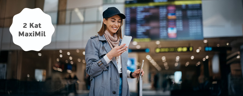 Maximiles’ınız ile Uçak Bileti Alımlarınıza 2 Kat MaxiMil Ayrıcalığı!