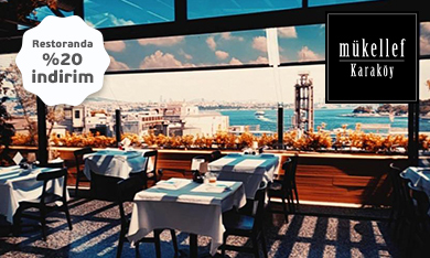 Maximiles Black’inize Özel Mükellef Karaköy Restoran'da İndirim Ayrıcalığı!