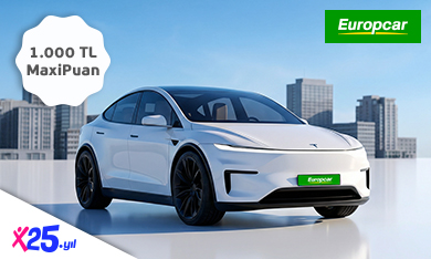Europcar'da 1.000 TL MaxiPuan Fırsatı!