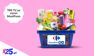 CarrefourSA'da 700 TL MaxiPuan Fırsatı!