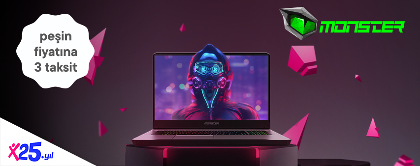 Monster'da Peşin Fiyatına 3 Taksit Fırsatı!
