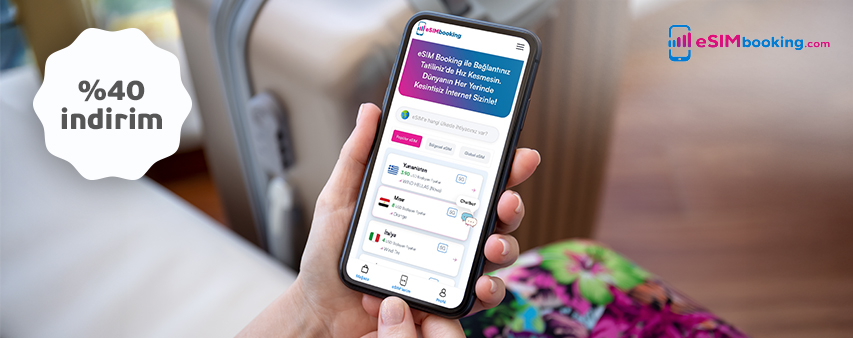 Maximiles’ınız ile EsimBooking.com’da Yapacağınız ESIM Roaming Data Paketi Ödemelerinde %40 İndirim 