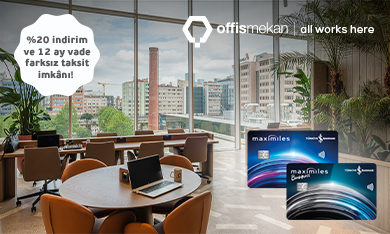 Offismekan‘da uzun dönemli ofis kiralamalarınıza özel %20 indirim ve 12 ay taksit fırsatı!
