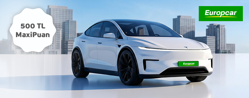 Europcar'da 500 TL MaxiPuan Fırsatı!