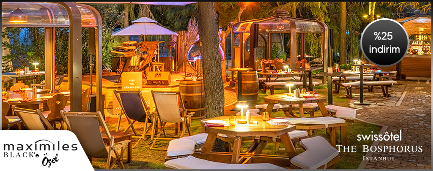 Maximiles Black'inize Özel Swissotel Chalet Garden Etkinliklerinde %25 İndirim Ayrıcalığı!