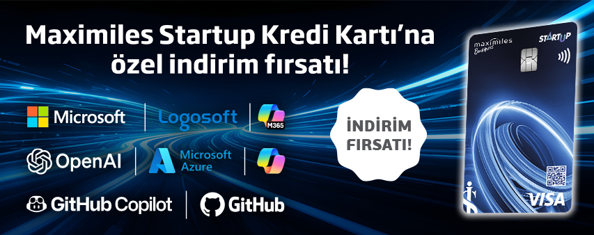 Maximiles Business Startup Kredi Kart Sahiplerine Microsoft Dijital Çözümlerinde İndirim Fırsatı!