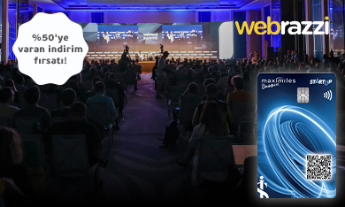 Maximiles Business Startup Kredi Kartı İle Webrazzi Etkinlik Biletlerinde %50'ye Varan İndirim!