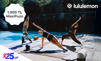 lululemon'da 1.000 TL MaxiPuan!