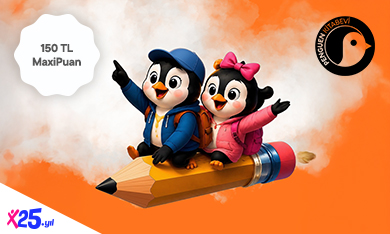 Penguen Kitabevi'nde 150 TL MaxiPuan Fırsatı!