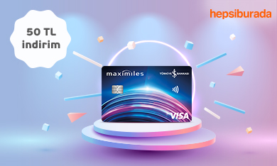 Visa Logolu Kredi Kartınızı Hepsiburada’ya kaydedin, 50 TL İndirim Kazanın!
