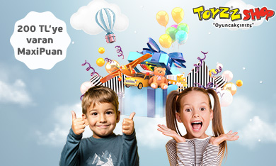 Toyzz Shop'ta 200 TL MaxiPuan!