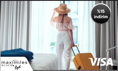 My Visa Ayrıcalıkları Ve Maximiles Black İle Yurt Dışı Otellerde Toplam %15 İndirim!
