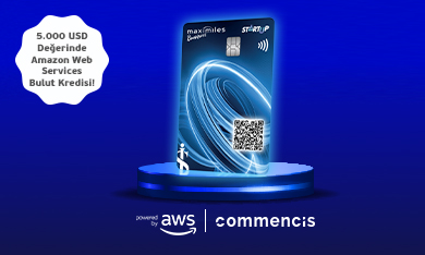 Maximiles Business Startup Kredi Kart Sahiplerine Özel 5.000 USD AWS Cloud Kredisi!