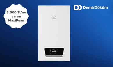 Demirdöküm'de 3.000 TL'ye varan MaxiPuan!