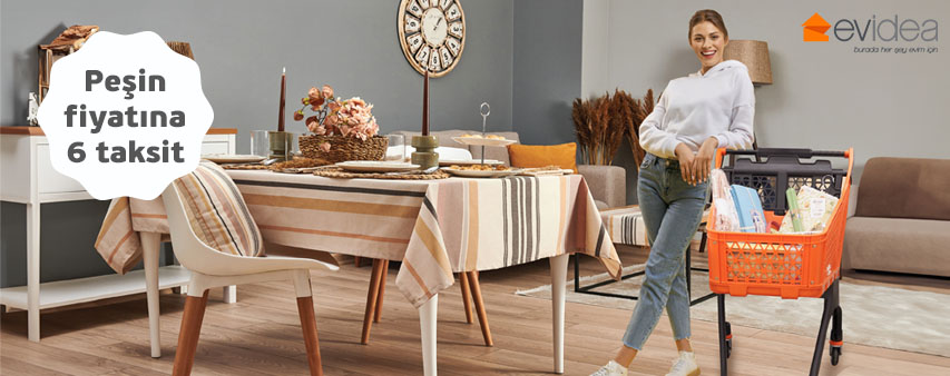 Maximiles'dan Evidea’da Peşin Fiyatına 6 Taksit Fırsatı!