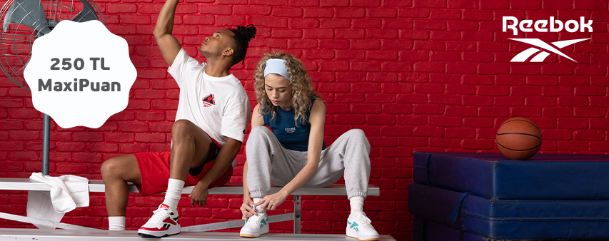 Maximiles'ınızdan Reebok'ta 250 TL MaxiPuan Kampanyası!