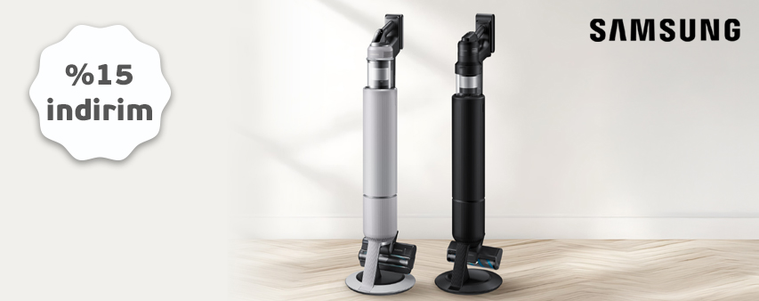 Samsung.com'da Seçili Süpürgelerde %15 İndirim!