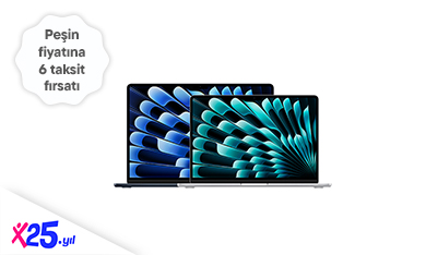 Seçili MacBook alışverişlerinizde peşin fiyatına 6 aya varan taksit fırsatı!
