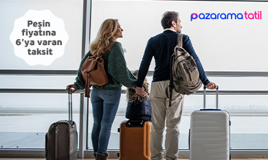 Pazarama Tatil'den yurt içi uçak bileti alımlarınızda 6 taksit fırsatı!