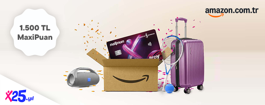 Amazon.com.tr'de 1.500 TL'ye Varan MaxiPuan Fırsatı!