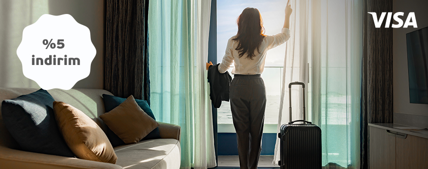 My Visa Ayrıcalıklarıyla Maximiles Black ile Yurt Dışı Otel Ödemelerinizde %5 İndirim!