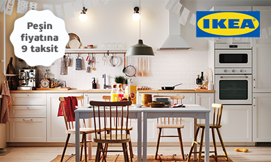 IKEA Aile ile peşin fiyatına 9 taksit fırsatı!