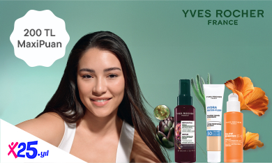 Yves Rocher'da 200 TL MaxiPuan!