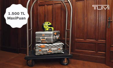 Maximiles'tan Tumi'de 1.500 TL MaxiPuan Kampanyası!