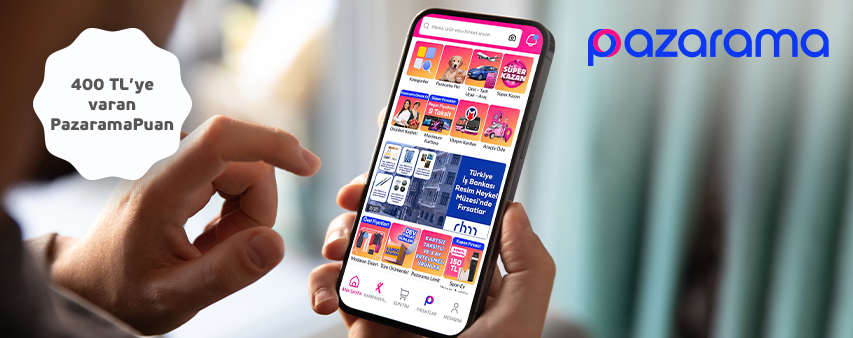 Pazarama'da 400 TL'ye varan PazaramaPuan Fırsatı!