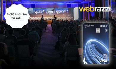 Maximiles Business Startup Kredi Kartı İle Webrazzi Biletleri %30 İndirimli!