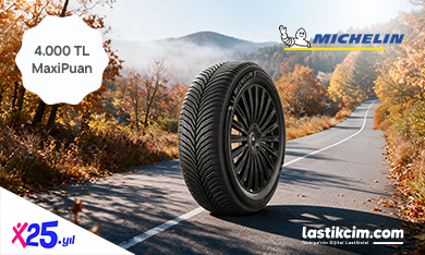 Lastikcim.com'da Michelin Lastik Alışverişinize 4.000 TL MaxiPuan Fırsatı