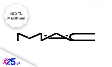 M.A.C Cosmetics Mağazalarında 400 TL MaxiPuan!